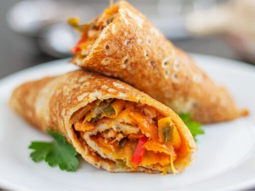 Panqueca de Frango Sem Glúten