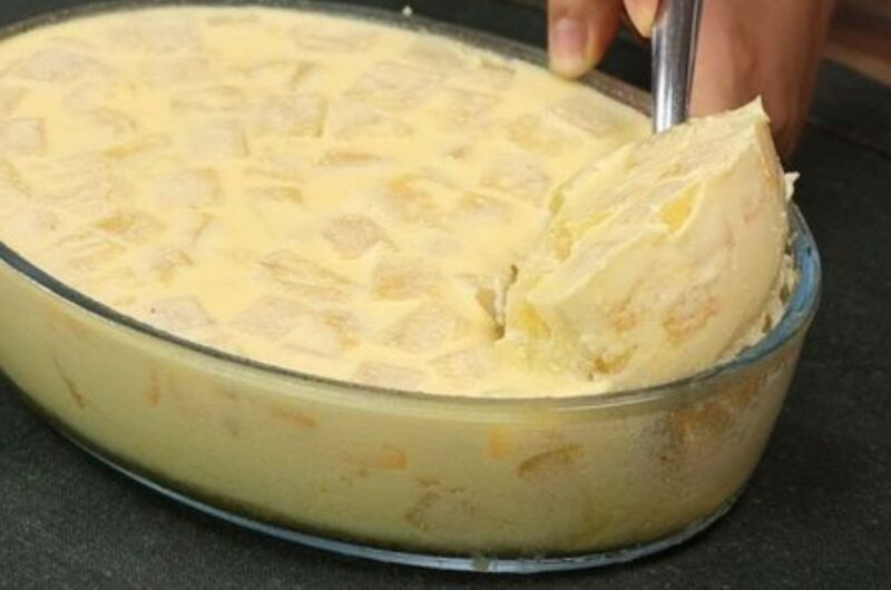 Gelado de Abacaxi Fácil