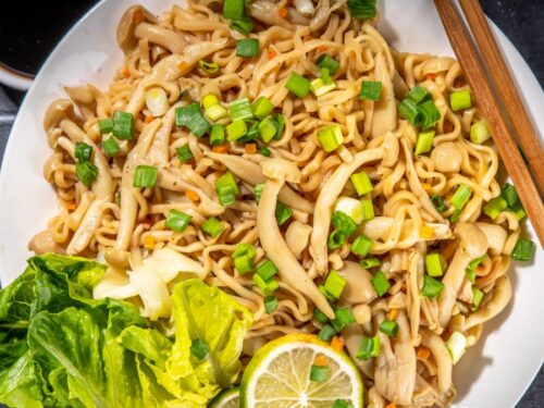 Macarrão com Shimeji