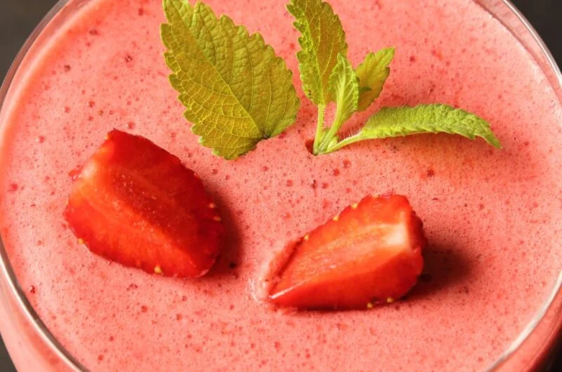 Mousse de Morango 1 Mousse de Morango