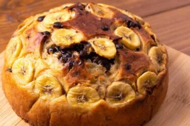 Bolo de Banana na Airfryer