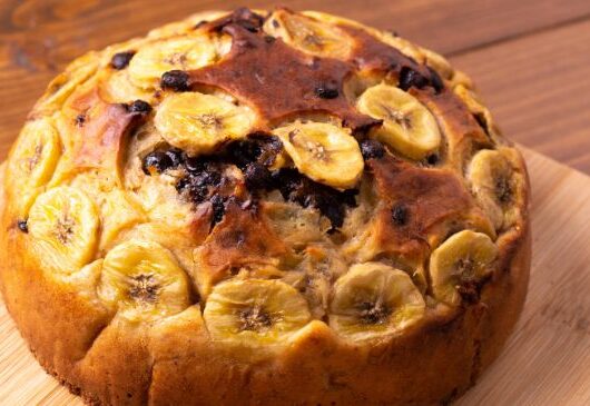 Bolo de Banana na Airfryer