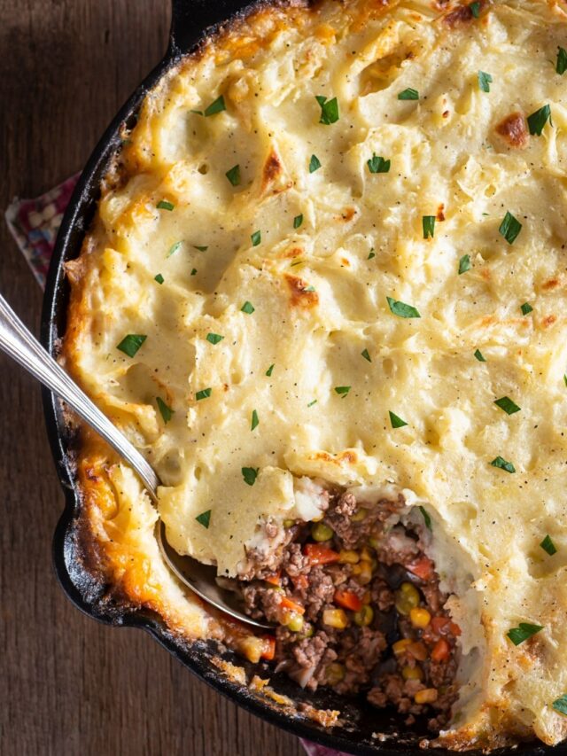 Escondidinho De Mandioca Com Carne Seca