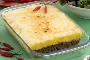 Escondidinho de Mandioquinha e Carne Moída