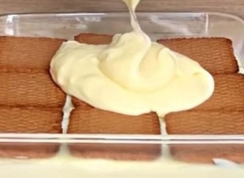 Pavê de Bolacha com Amendoim