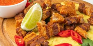 Torresmo na Airfryer