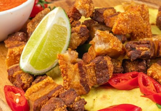 Torresmo na Airfryer