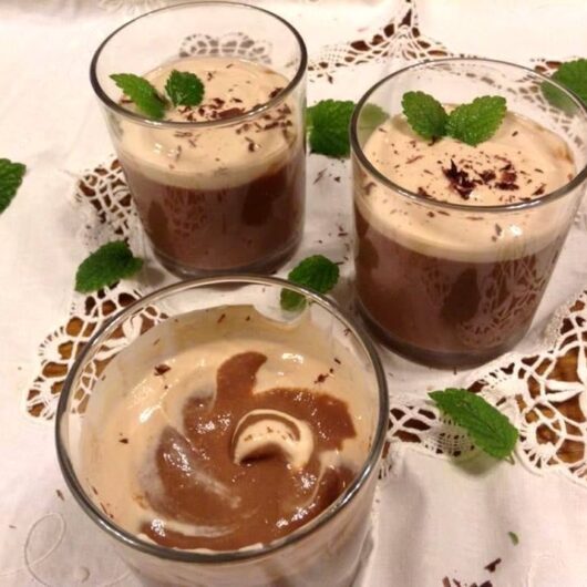 Mousse de Chocolate com Café