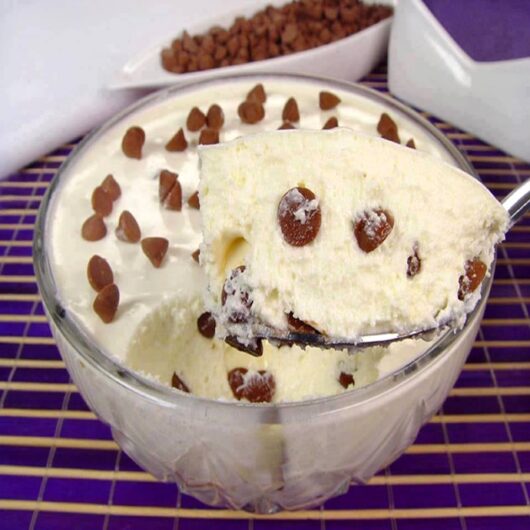 Mousse de Leite Ninho com Gotas de Chocolate