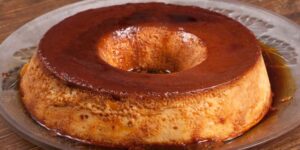 Pudim sem leite condensado na Airfryer com calda caramelizada