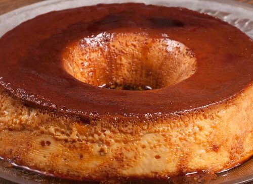 Pudim Sem Leite Condensado na Airfryer