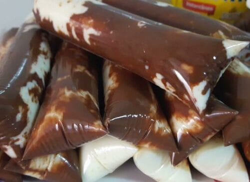 Geladinho com Nutella