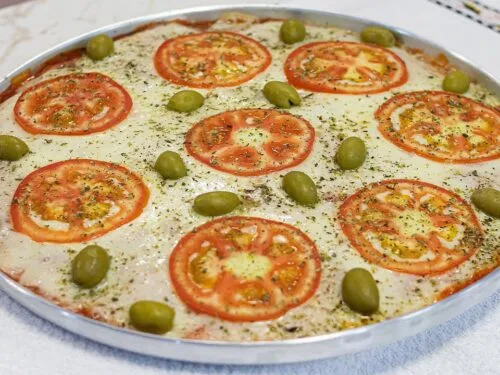 Pizza de Liquidificador