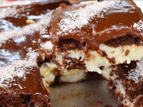 Bolo Bomba com Recheio de Prestígio