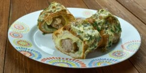 Pão de alho com calabresa na airfryer