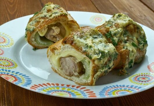 Pão de alho com calabresa na airfryer