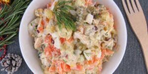 Salada de Maionese Tradicional Cremosa