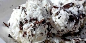 Sorvete de Flocos Caseiro Cremoso