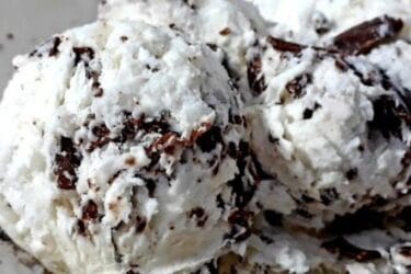 Sorvete de Flocos Caseiro Cremoso