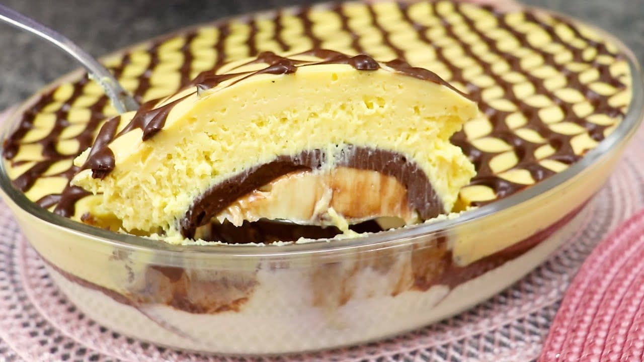 Gelado de Maracujá com Ninho e Chocolate 1 Gelado de Maracujá com Ninho e Chocolate