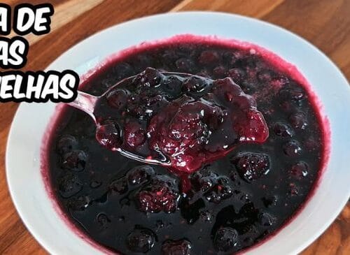 Calda de Frutas Vermelhas Caseira