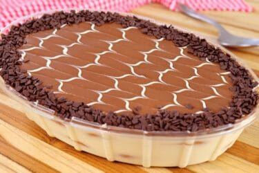 Pavê Simples com Ganache de Chocolate