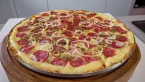 Pizza de Pão de Forma Crocante