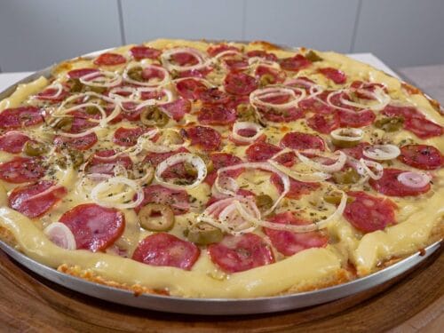 Pizza de Pão de Forma