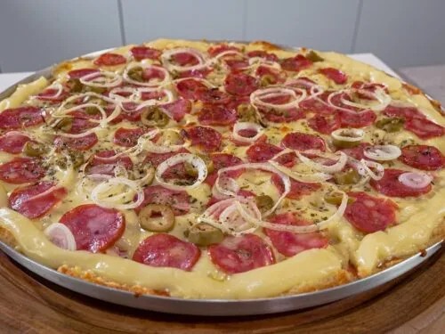 Pizza de Pão de Forma