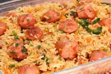 Arroz com Linguiça Toscana