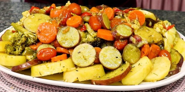 Legumes Assados no Forno