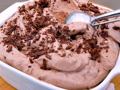 Sorvete de Chocolate Cremoso