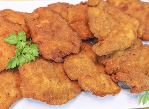 Frango à Milanesa Sequinho e Crocante