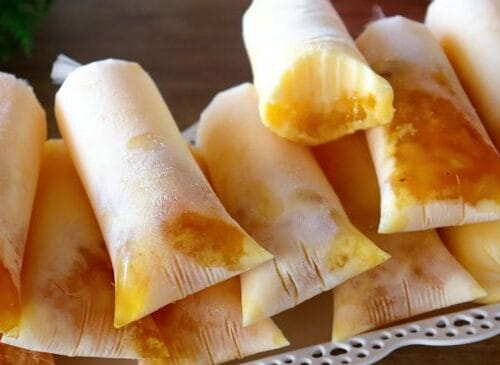 Geladinho de Abacaxi com Coco Cremoso