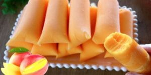 Geladinho de manga cremoso