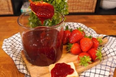 Geleia de morango caseira