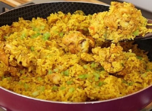 Arroz com Frango na Panela