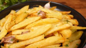 Batata frita na panela de pressão