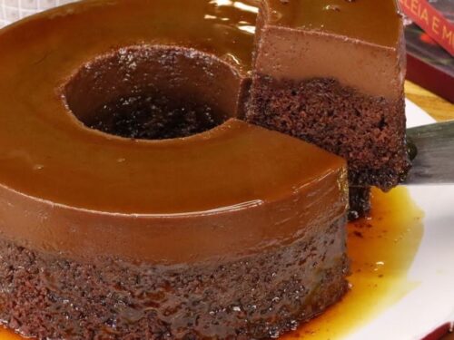 Bolo Pudim de Chocolate