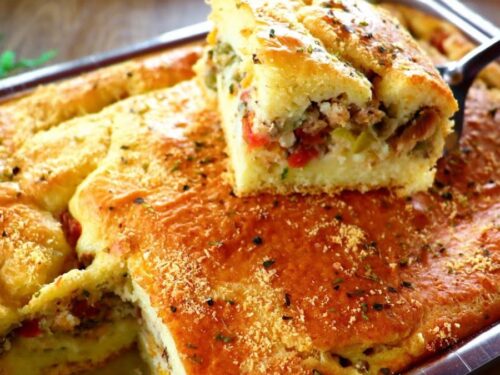 Torta de Sardinha de Liquidificador Fofinha e Molhadinha