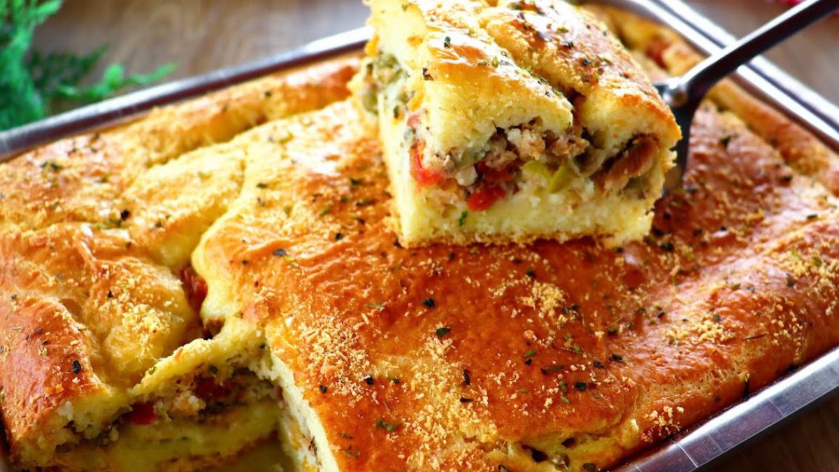 Torta de Sardinha de Liquidificador Fofinha e Molhadinha
