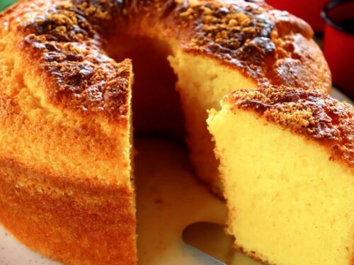 Bolo de Fubá Úmido e Fofinho
