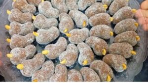 Cajuzinho que não vai ao fogo com amendoim e chocolate