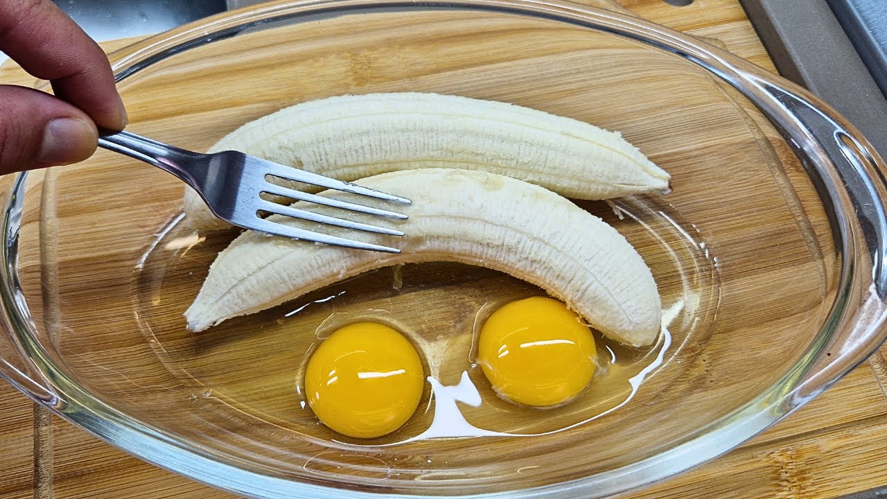 Basta 2 Bananas e 2 Ovos! A Receita de Banana e Ovo que Está Fazendo Sucesso na Internet