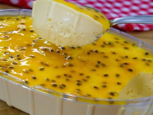 Mousse de Maracujá Sem Gelatina Cremoso e Refrescante