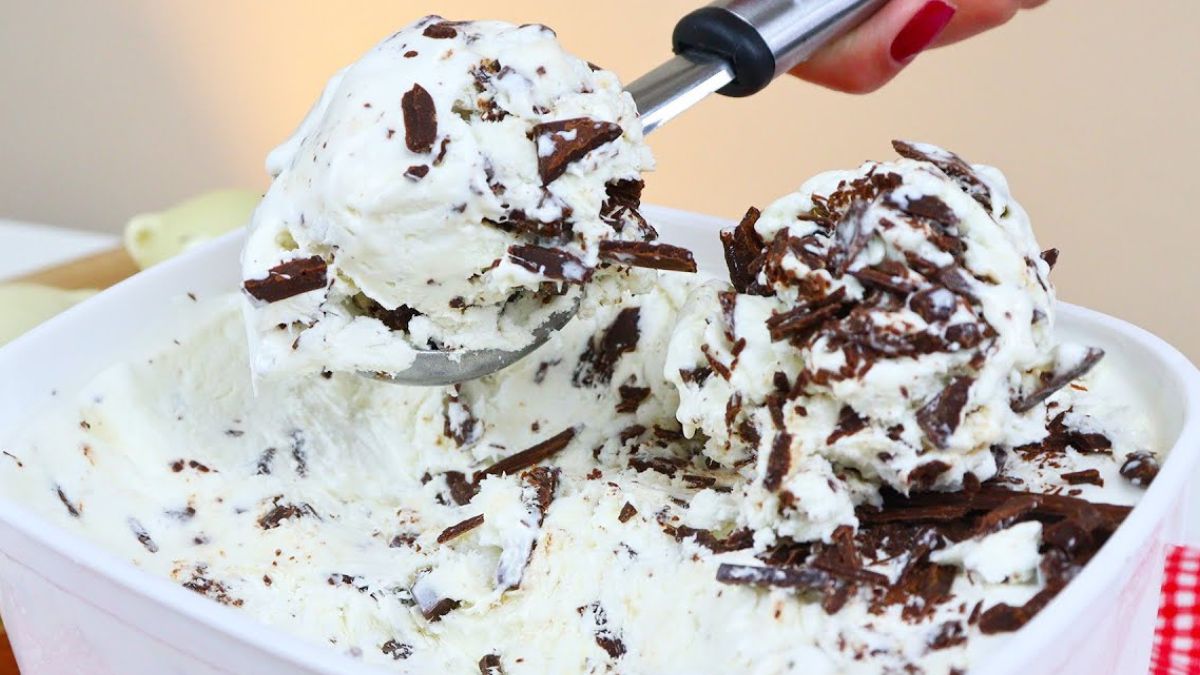 Sorvete de Flocos Caseiro Igual Sorveteria