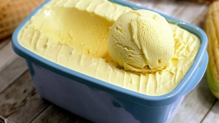 Sorvete de Milho Verde Caseiro Cremoso e Natural