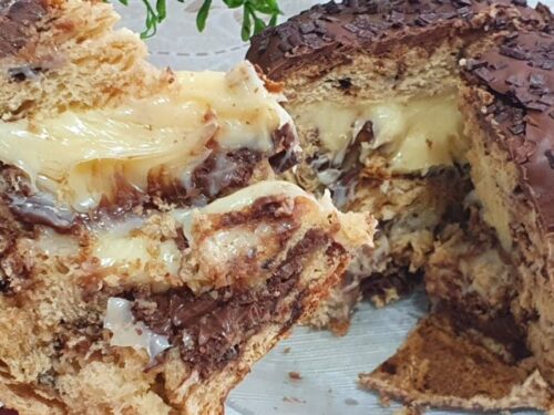 Panetone Trufado com Brigadeiro de Leite Ninho