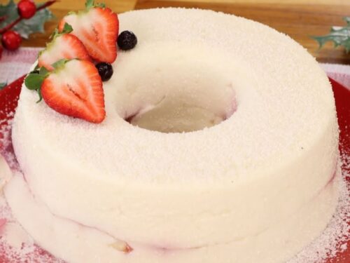 Manjar de Natal Recheado com Frutas Vermelhas Cremoso e Encantador