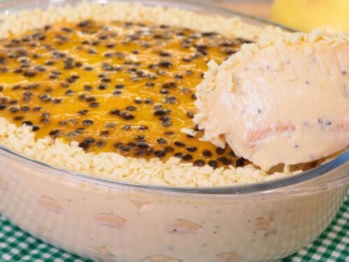 Pavê de Maracujá com Recheio que Não Vai ao Fogo